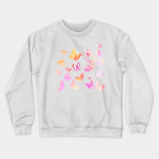 Holographic butterfly Crewneck Sweatshirt